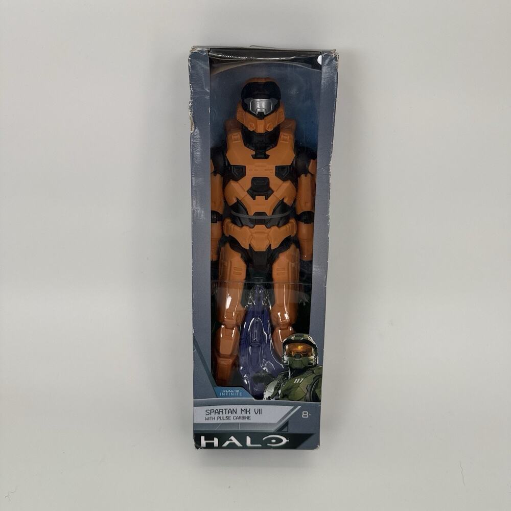 Halo Infinite Spartan MK VII w/Pulse Carbine 12in Action Figure Toy by Jazwares